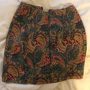 💚Free People Print Skirt💚
